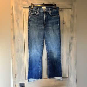 Mother denim Insider crop step fray 26